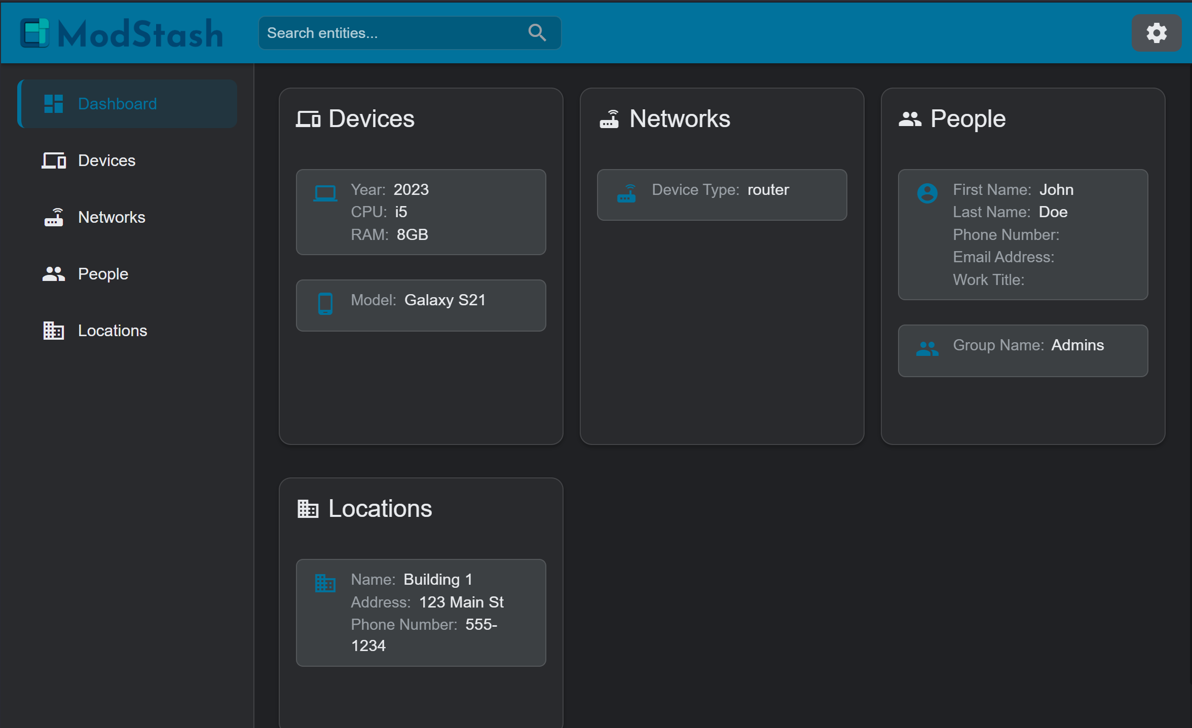 ModStash app